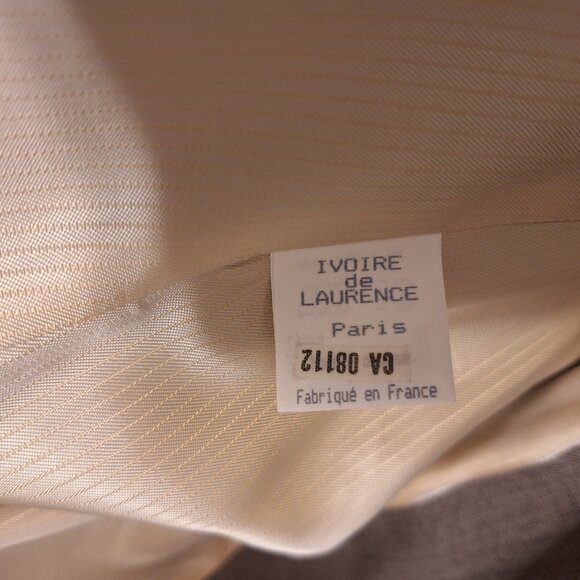 Made in France Vintage Ivoire De Laurence long brown trench coat size 38 - Picture 13 of 16